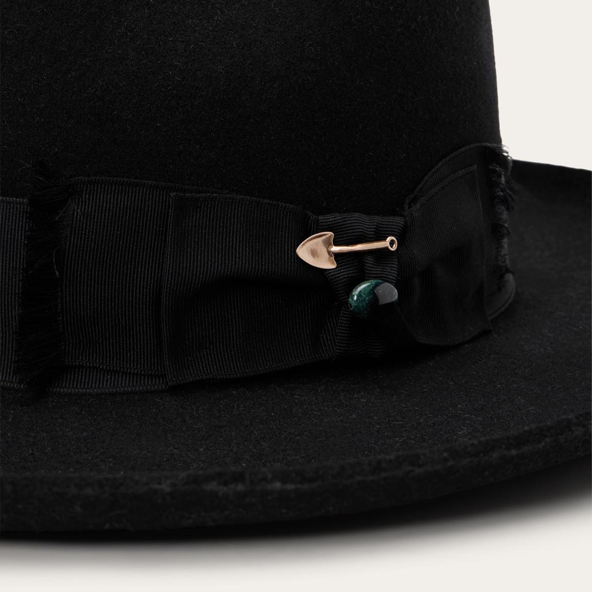 Eureka Black | Men/Women Stetson Fedora