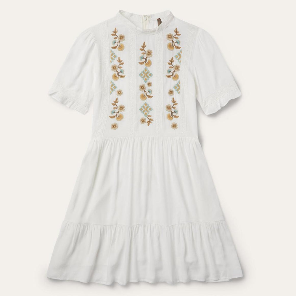 Flat Weave Dress White | Women Stetson Mini