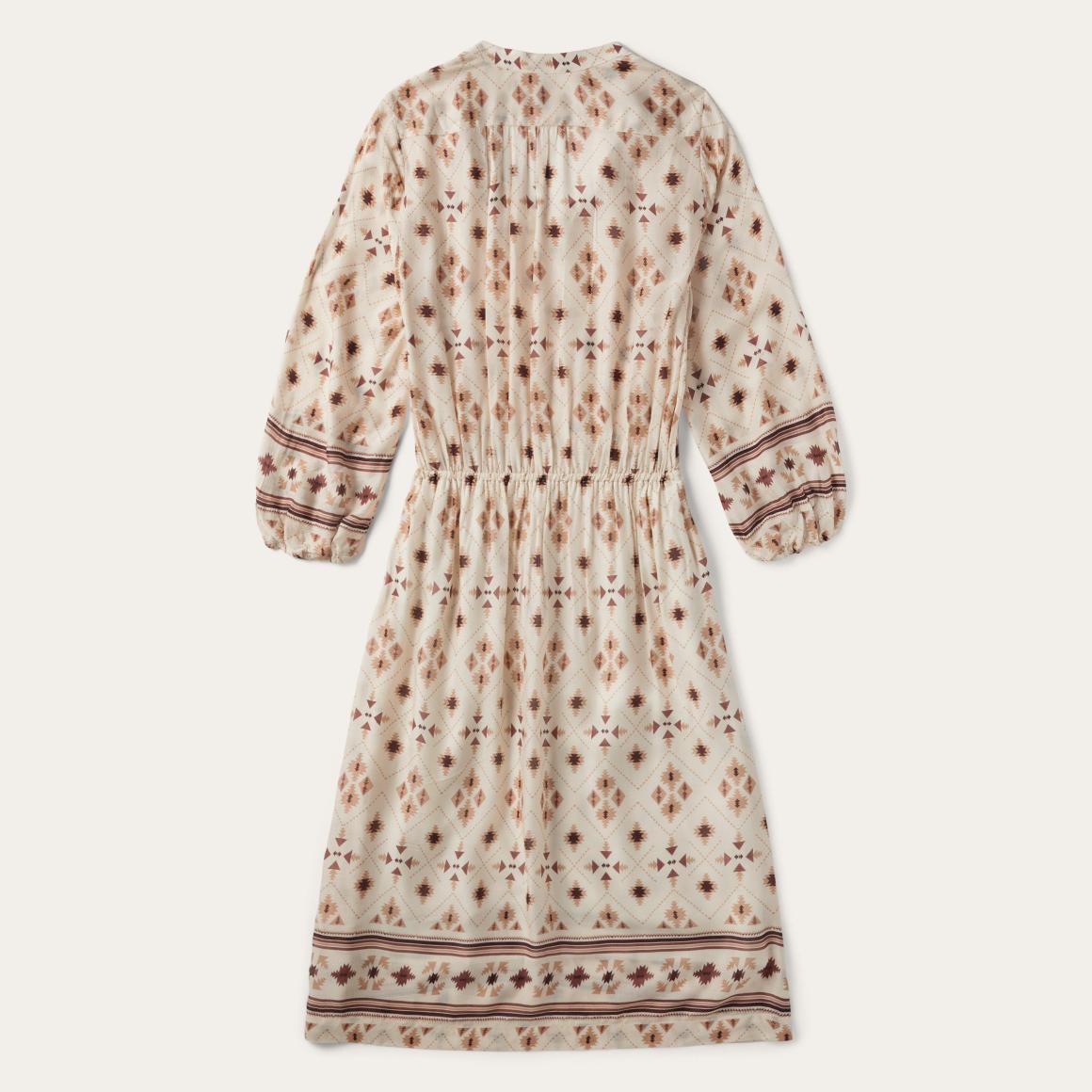 Gaucho Herringbone Dress White | Women Stetson Midi