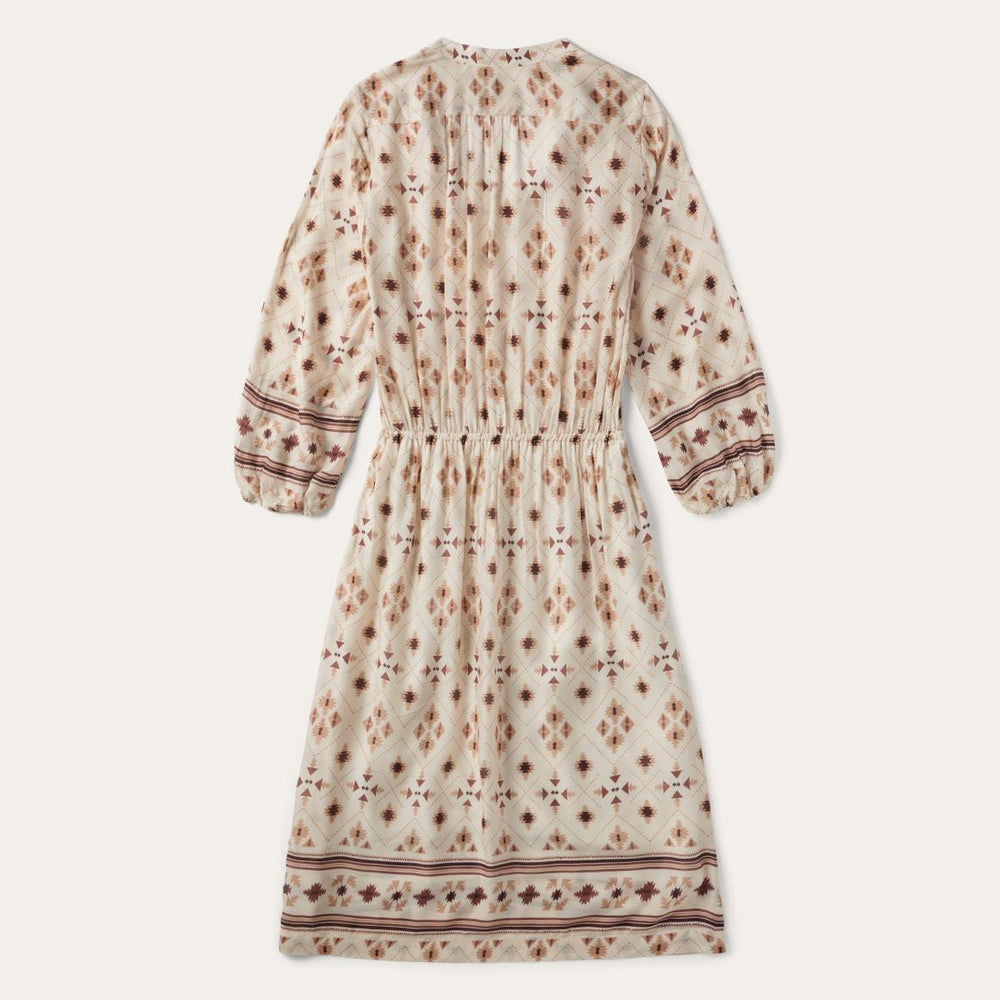 Gaucho Herringbone Dress White | Women Stetson Midi