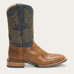 Goddard Burnished Blue &amp; Brown Leather Boot Brown | Men Stetson Western