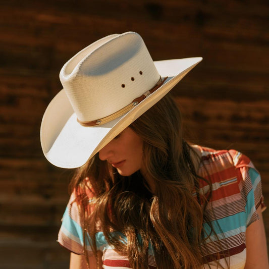 Grant 10X Straw Cowboy Hat Natural | Men/Women Stetson Western