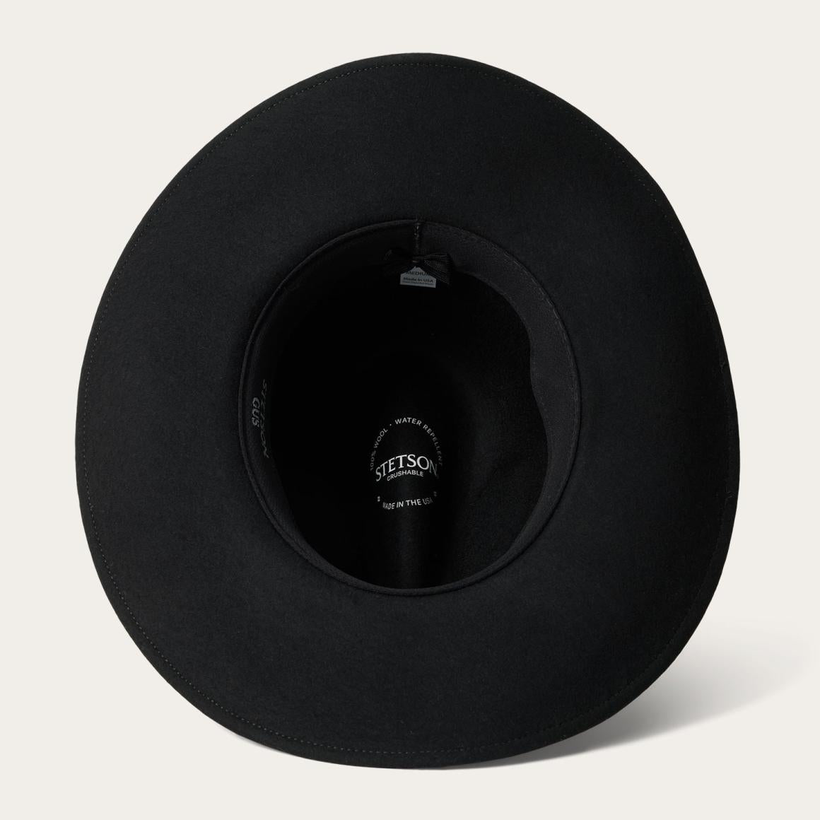 Gus Crushable Outdoor Hat Black | Men/Women Stetson Outdoor