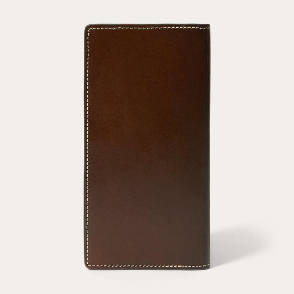 Hair-On-Hide Concho Checkbook Vintage Brown | Men Stetson Wallets