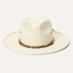 Helena Straw Fedora Natural | Men/Women Stetson Fedora