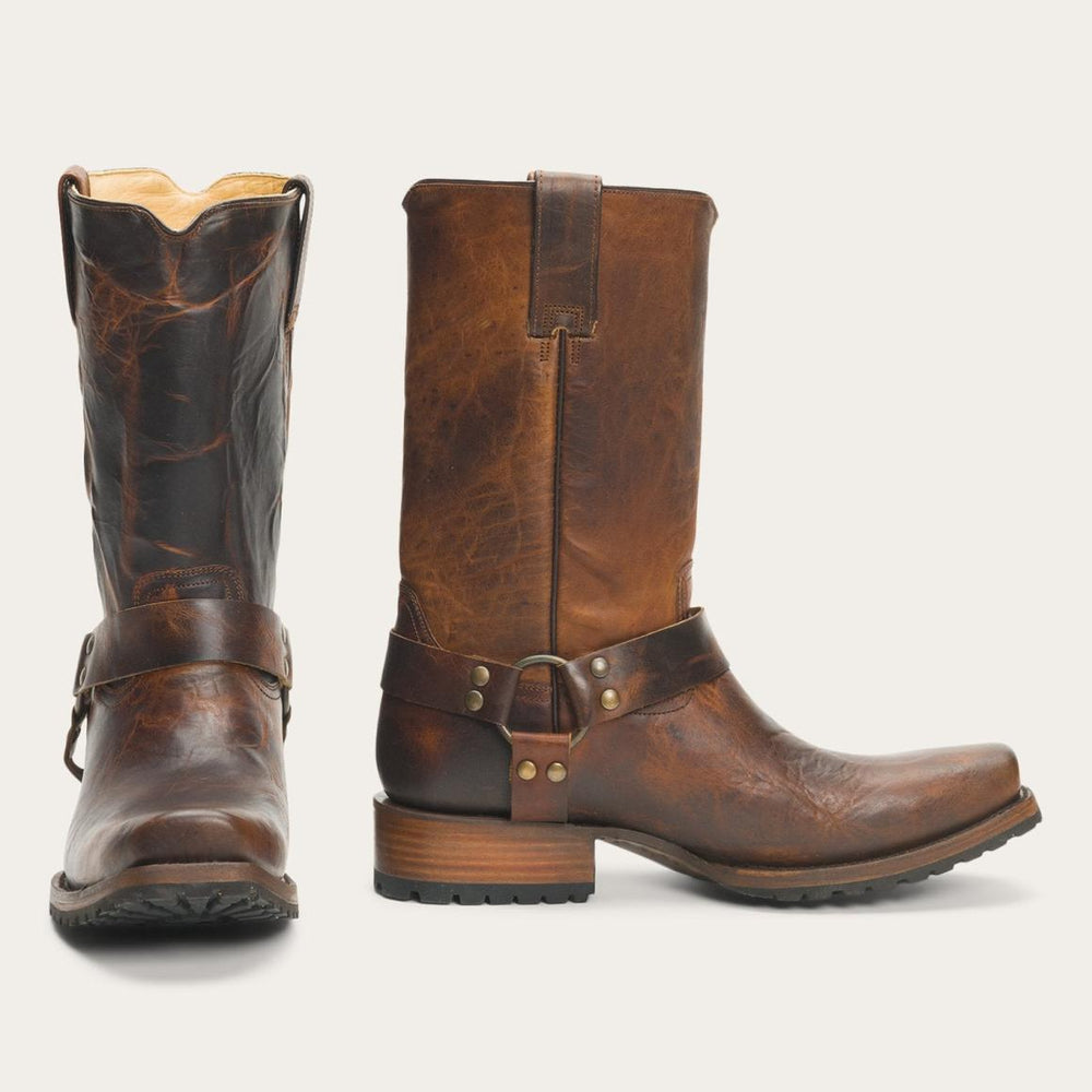 Heritage Harness Boots Waxed Brown | Men Stetson Western