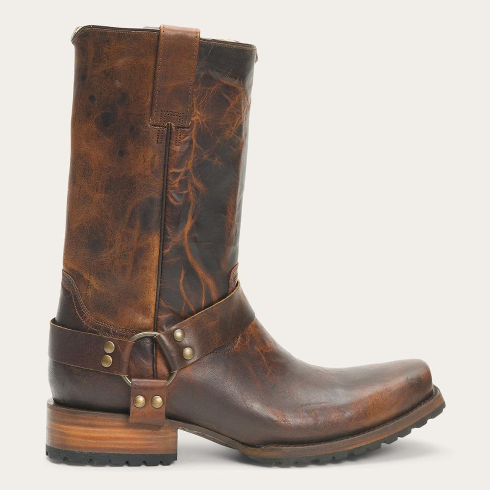 Heritage Harness Boots Waxed Brown | Men Stetson Western