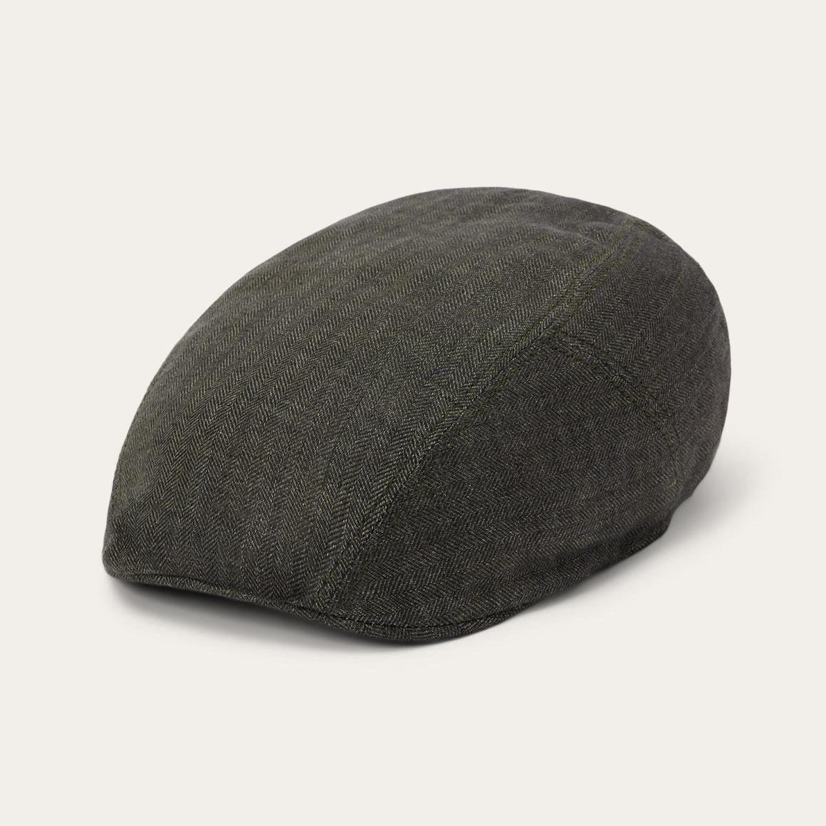Herringbone Linen Ivy Cap Olive Herringbone | Men/Women Stetson Caps &amp; Truckers