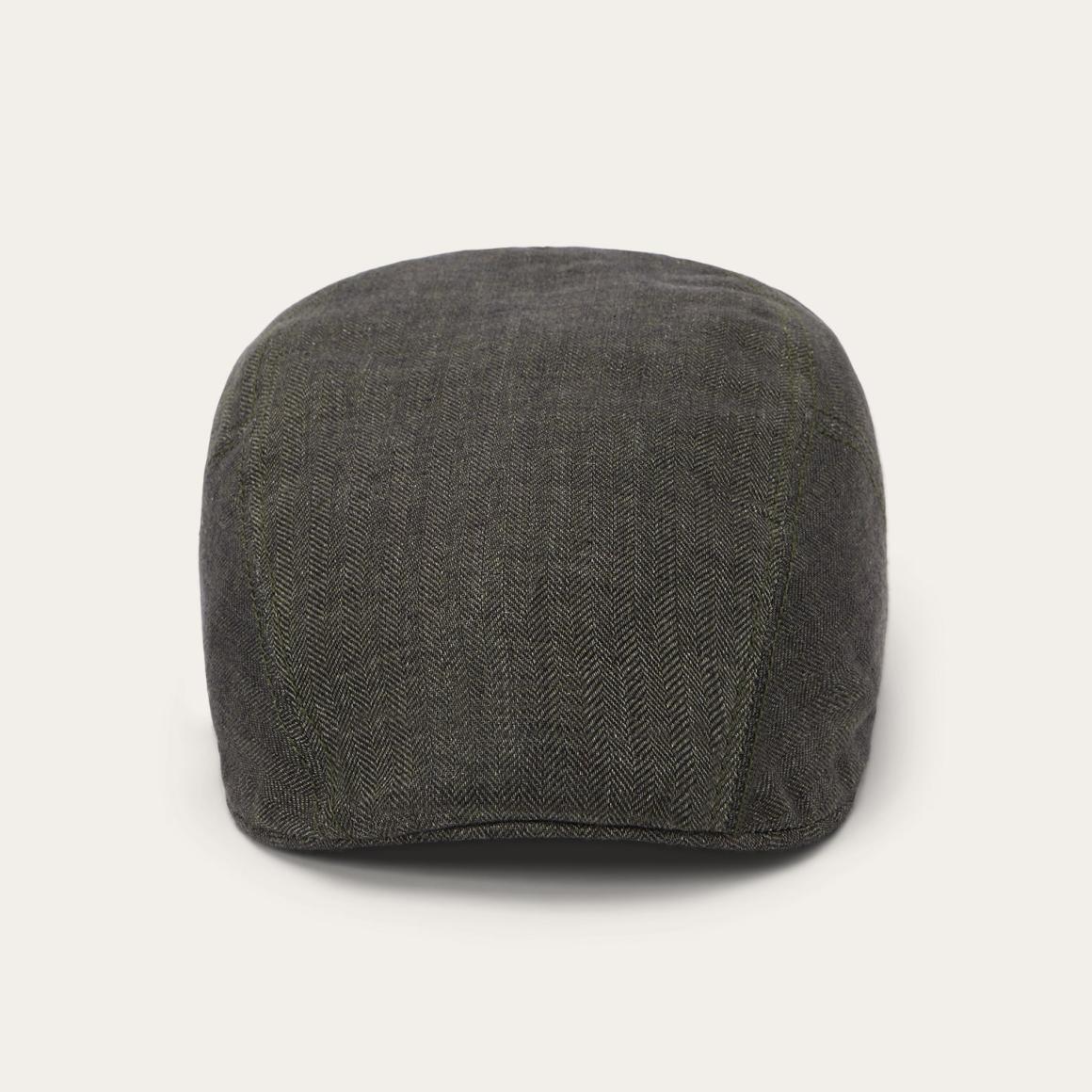 Herringbone Linen Ivy Cap Olive Herringbone | Men/Women Stetson Caps &amp; Truckers