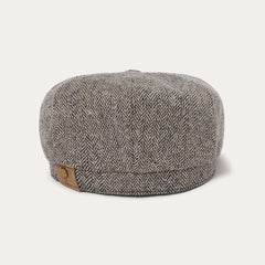 Herringbone Silk Hatteras Black/brown Herringbone | Men/Women Stetson Caps &amp; Truckers