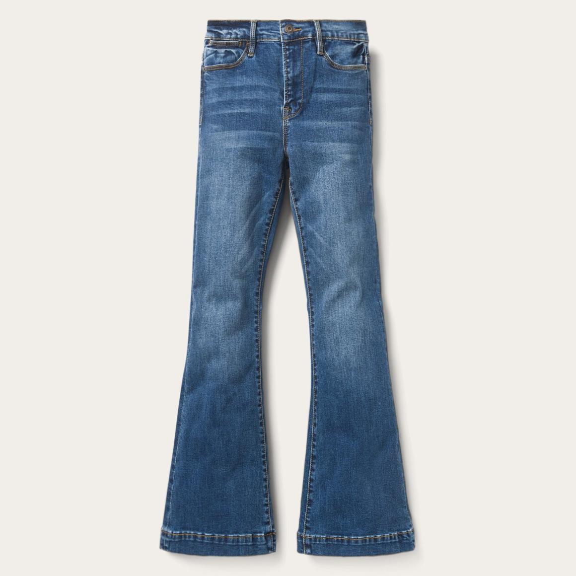 High Waist Flare Jean Blue | Women Stetson Denim