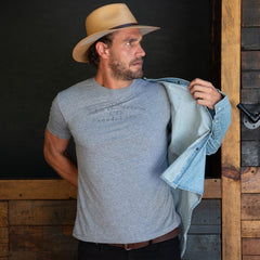 John B. Stetson Co Graphic Tee Grey | Men Stetson Tees