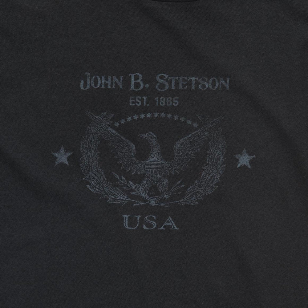 John B. Stetson Eagle Graphic Tee Black | Women Stetson Tees