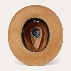 Juno Shantung Straw Fedora Sand | Men/Women Stetson Fedora
