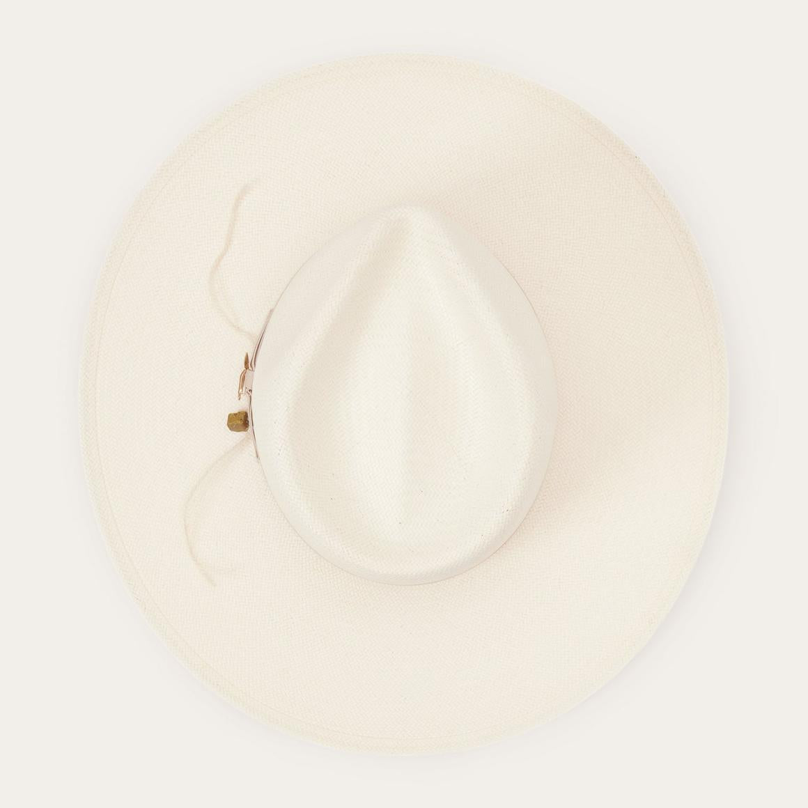 JW Marshall Straw Flat Brim Hat Natural | Men/Women Stetson Fedora