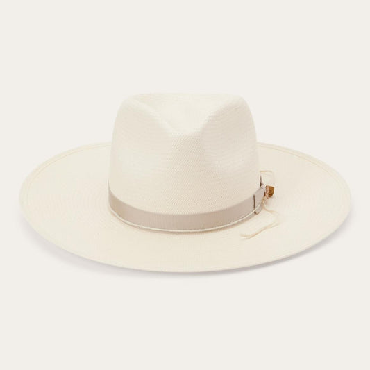 JW Marshall Straw Flat Brim Hat Natural | Men/Women Stetson Fedora