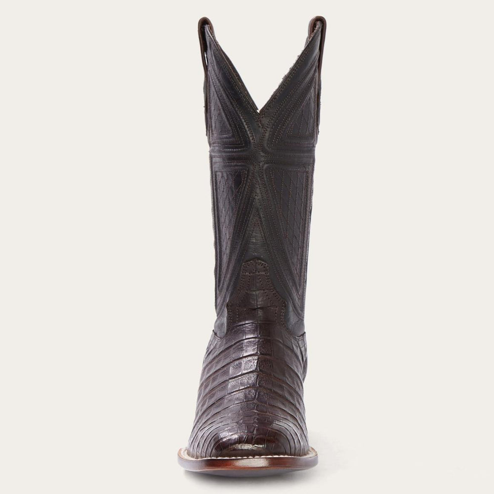 Kaycee Brown Caiman Belly Cowboy Boot Brown | Men Stetson Exotics