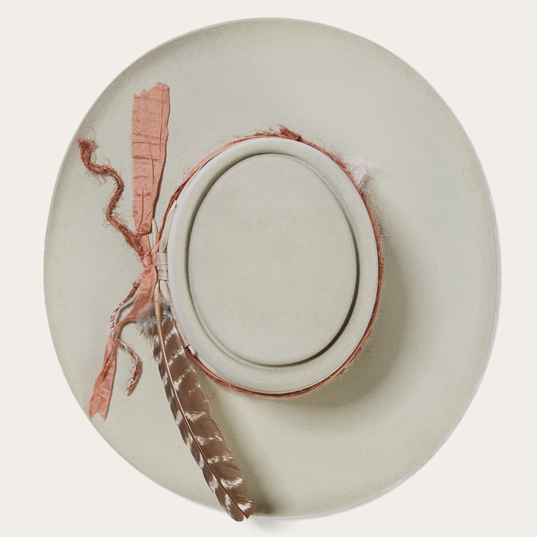 Kings Row Firm Felt Hat Silver Grey | Men/Women Stetson Fedora