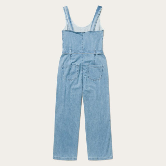 Lightweight Denim Jumper Blue | Women Stetson Jumpsuits