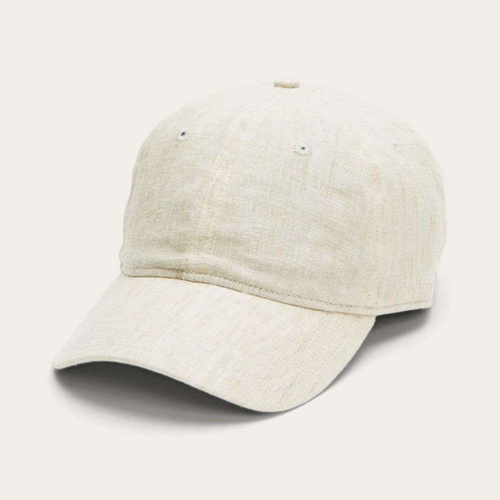 Linen Baseball Cap Beige | Men/Women Stetson Caps &amp; Truckers