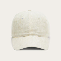 Linen Baseball Cap Beige | Men/Women Stetson Caps &amp; Truckers