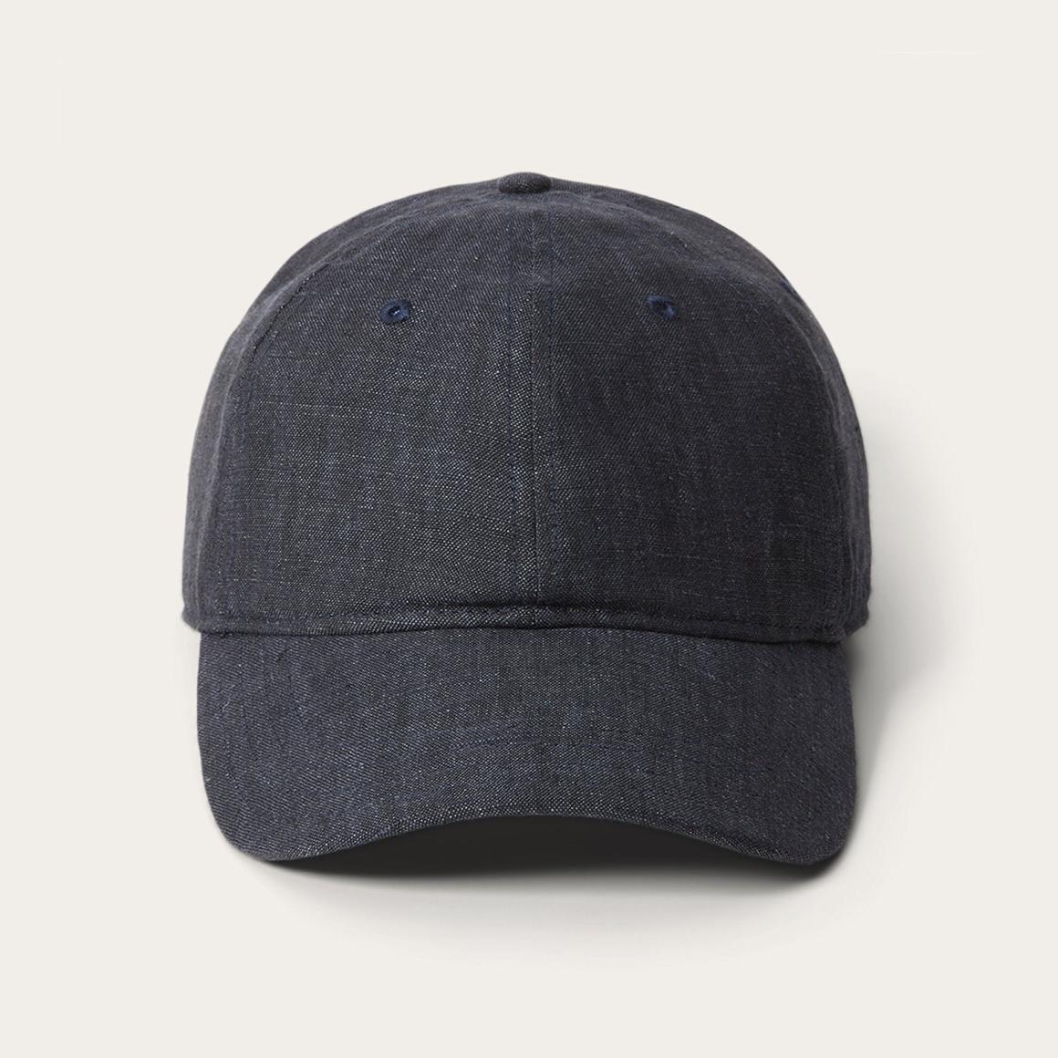 Linen Baseball Cap Dark Grey | Men/Women Stetson Caps &amp; Truckers