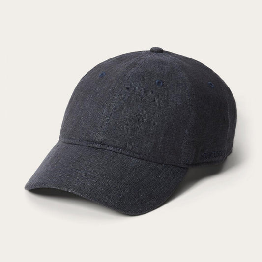 Linen Baseball Cap Dark Grey | Men/Women Stetson Caps &amp; Truckers