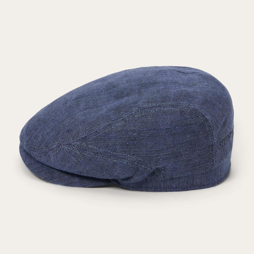 Linen Driver Cap Blue | Men/Women Stetson Caps &amp; Truckers