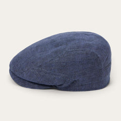 Linen Driver Cap Blue | Men/Women Stetson Caps &amp; Truckers