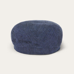 Linen Driver Cap Blue | Men/Women Stetson Caps &amp; Truckers