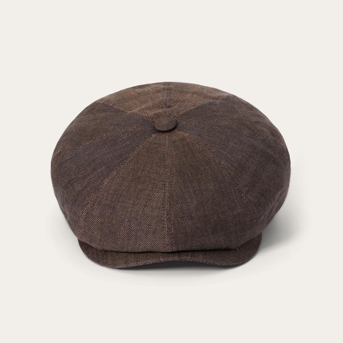 Linen Hatteras Cap Brown | Men/Women Stetson Caps &amp; Truckers