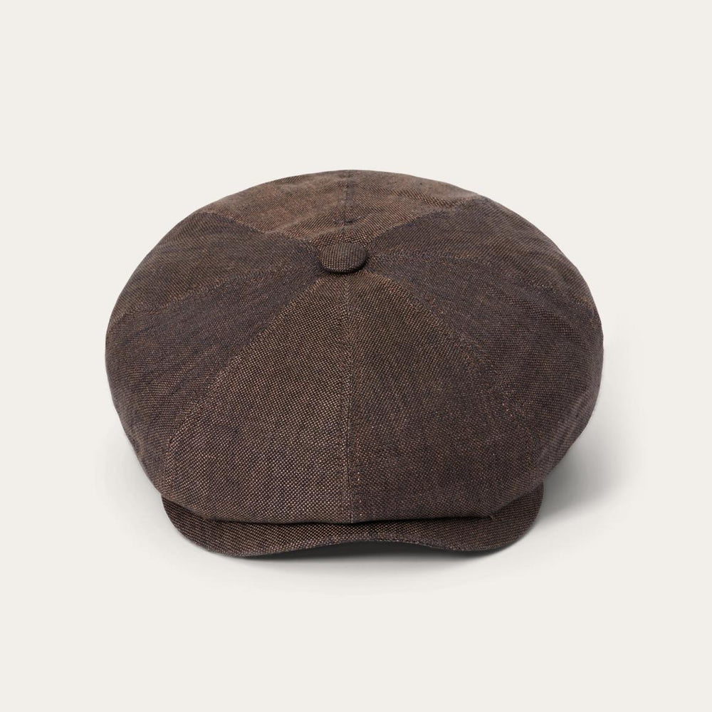 Linen Hatteras Cap Brown | Men/Women Stetson Caps &amp; Truckers