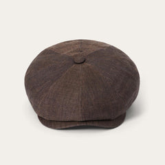 Linen Hatteras Cap Brown | Men/Women Stetson Caps &amp; Truckers