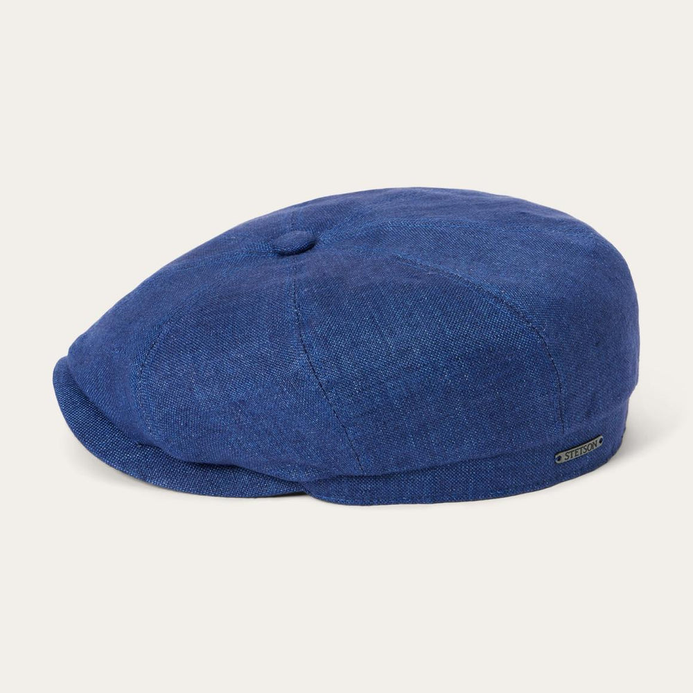 Linen Hatteras Cap Navy | Men/Women Stetson Caps &amp; Truckers