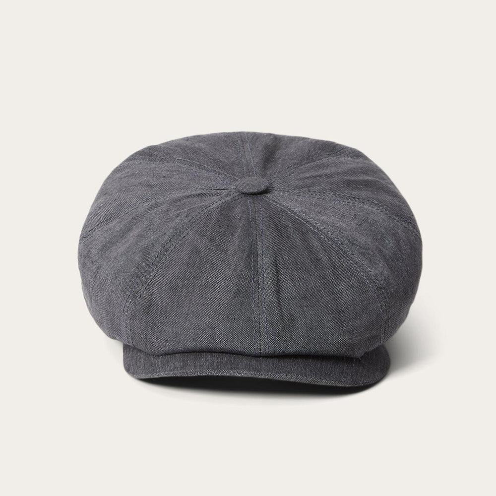 Linen Hatteras Newsboy Grey | Men/Women Stetson Caps &amp; Truckers