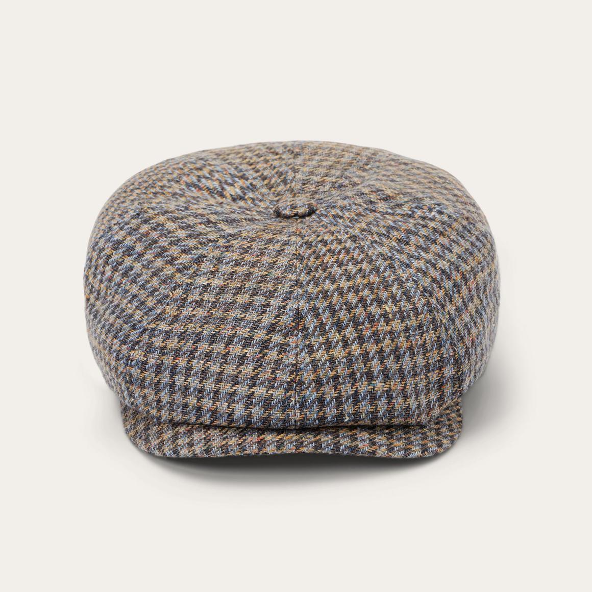 Linen/Cotton Houndstooth Hatteras Multicolor Houndstooth | Men/Women Stetson Caps &amp; Truckers