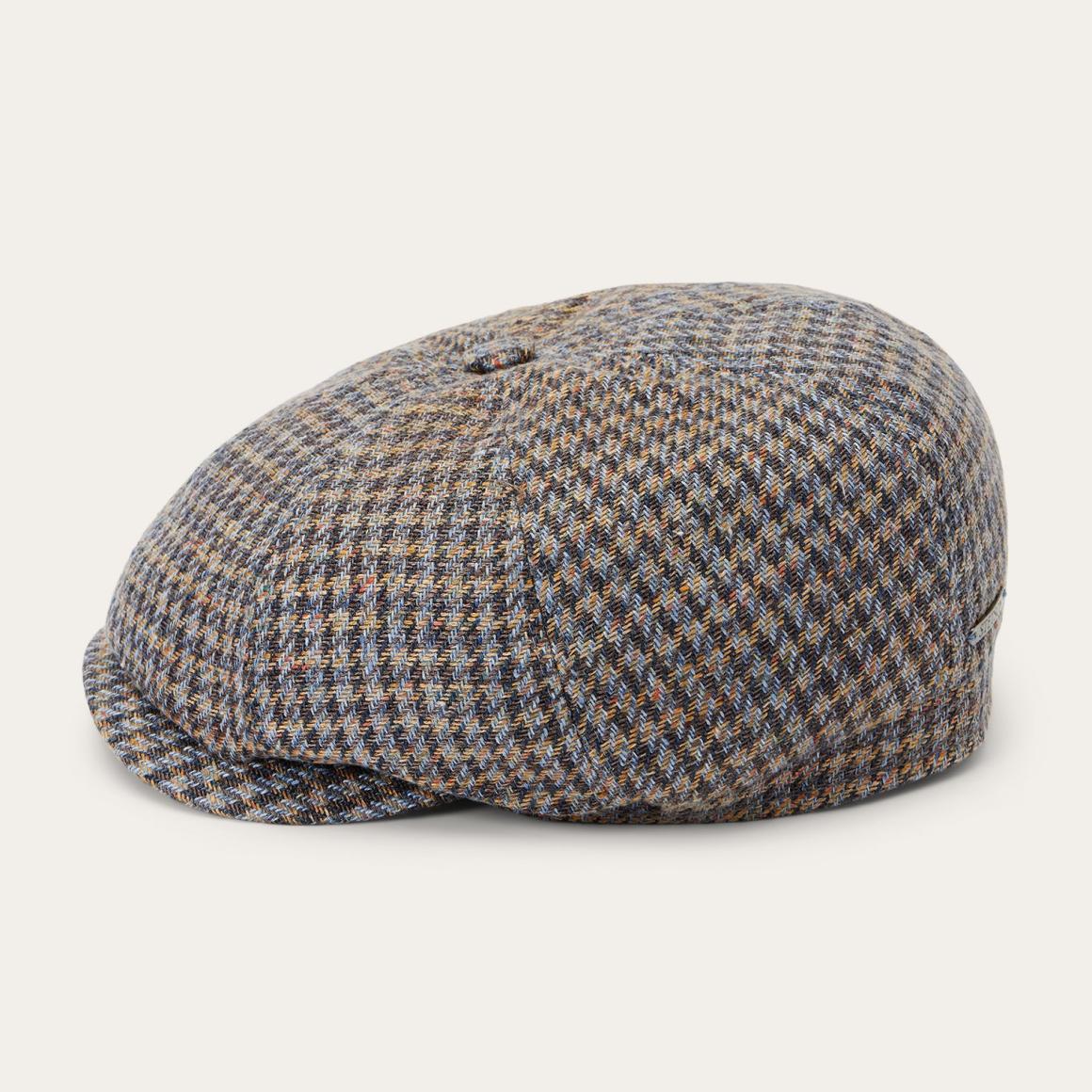 Linen/Cotton Houndstooth Hatteras Multicolor Houndstooth | Men/Women Stetson Caps &amp; Truckers