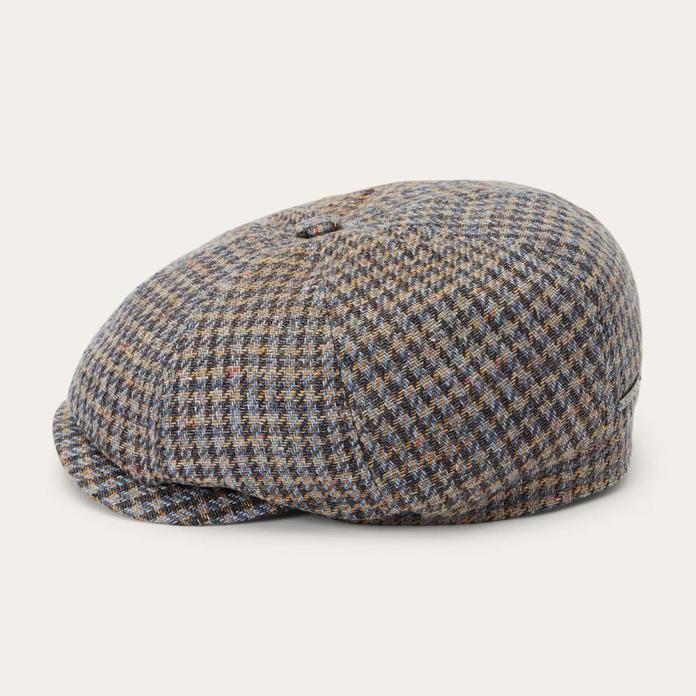 Linen/Cotton Houndstooth Hatteras Multicolor Houndstooth | Men/Women Stetson Caps &amp; Truckers
