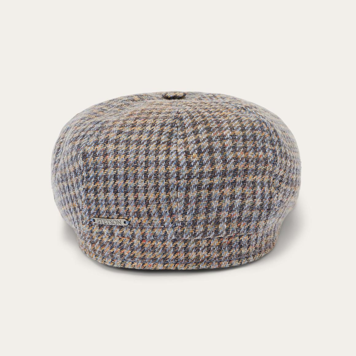 Linen/Cotton Houndstooth Hatteras Multicolor Houndstooth | Men/Women Stetson Caps &amp; Truckers