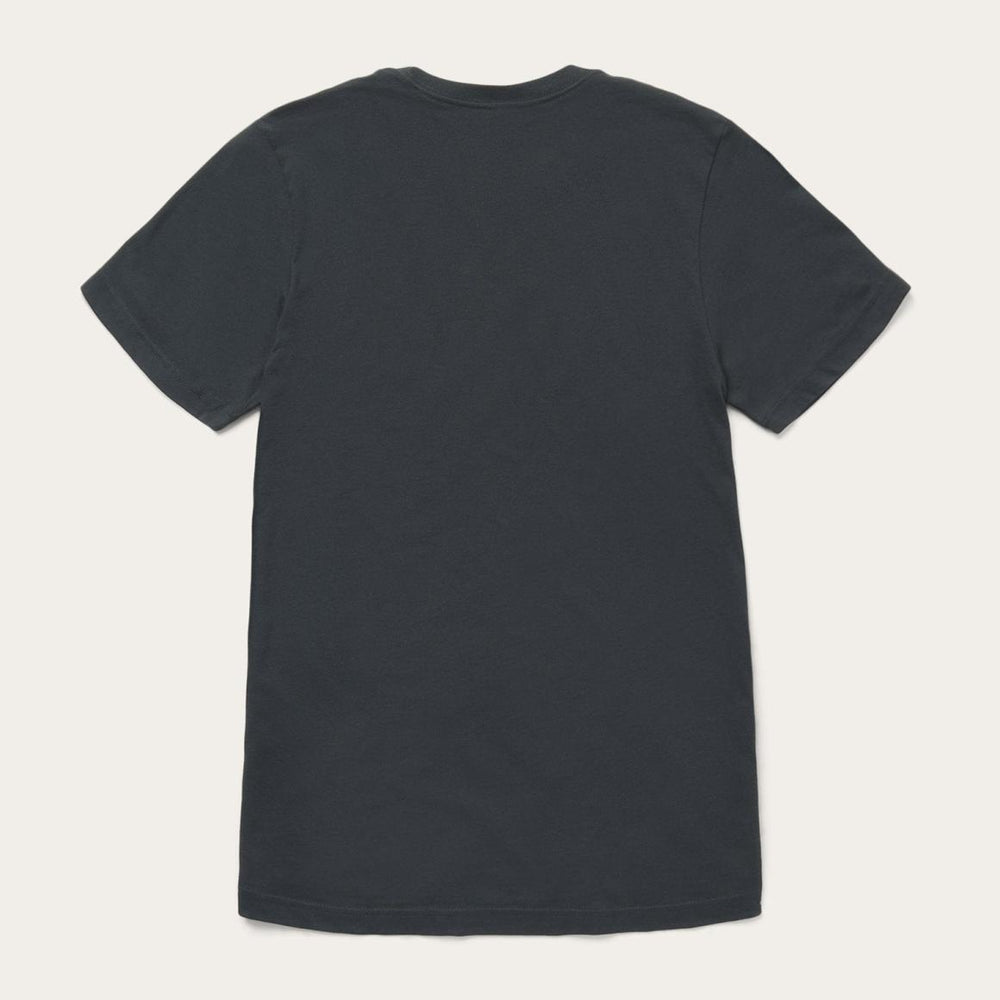 Longhorn Graphic Tee Black | Men Stetson Tees