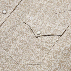 Medallion Print Western Shirt Brown | Men Stetson Western Shirts