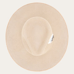 Midtown Wide Flat Brim Hat Bone | Men/Women Stetson Fedora