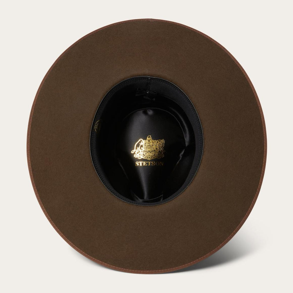 Midtown Wide Flat Brim Hat Oak | Men/Women Stetson Fedora