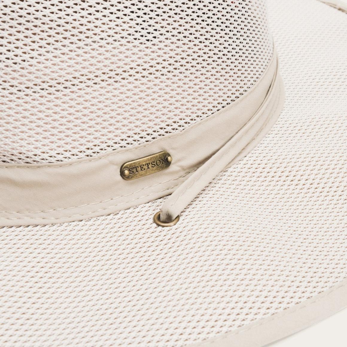 Montana 'No Fly Zone' Mesh Hat Khaki | Men/Women Stetson Outdoor