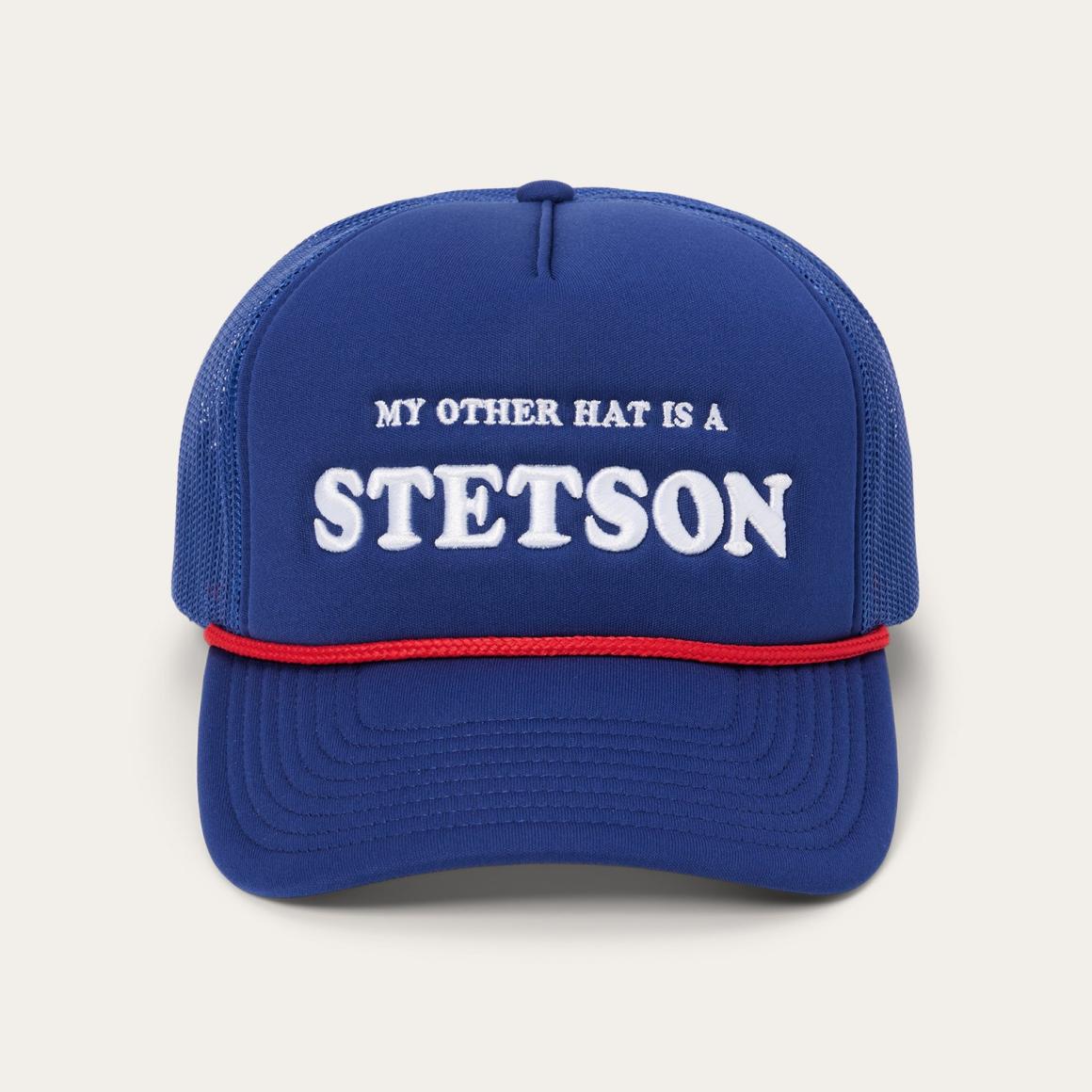 My Other Hat Is A Stetson Trucker Cap Royal | Men/Women Stetson Caps &amp; Truckers