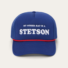 My Other Hat Is A Stetson Trucker Cap Royal | Men/Women Stetson Caps &amp; Truckers