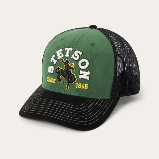 Olive Cowboy Trucker Cap Olive | Men/Women Stetson Caps &amp; Truckers