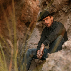 Open Road 6X Cowboy Hat Black | Men/Women Stetson Fedora