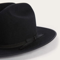Open Road 6X Cowboy Hat Black | Men/Women Stetson Fedora