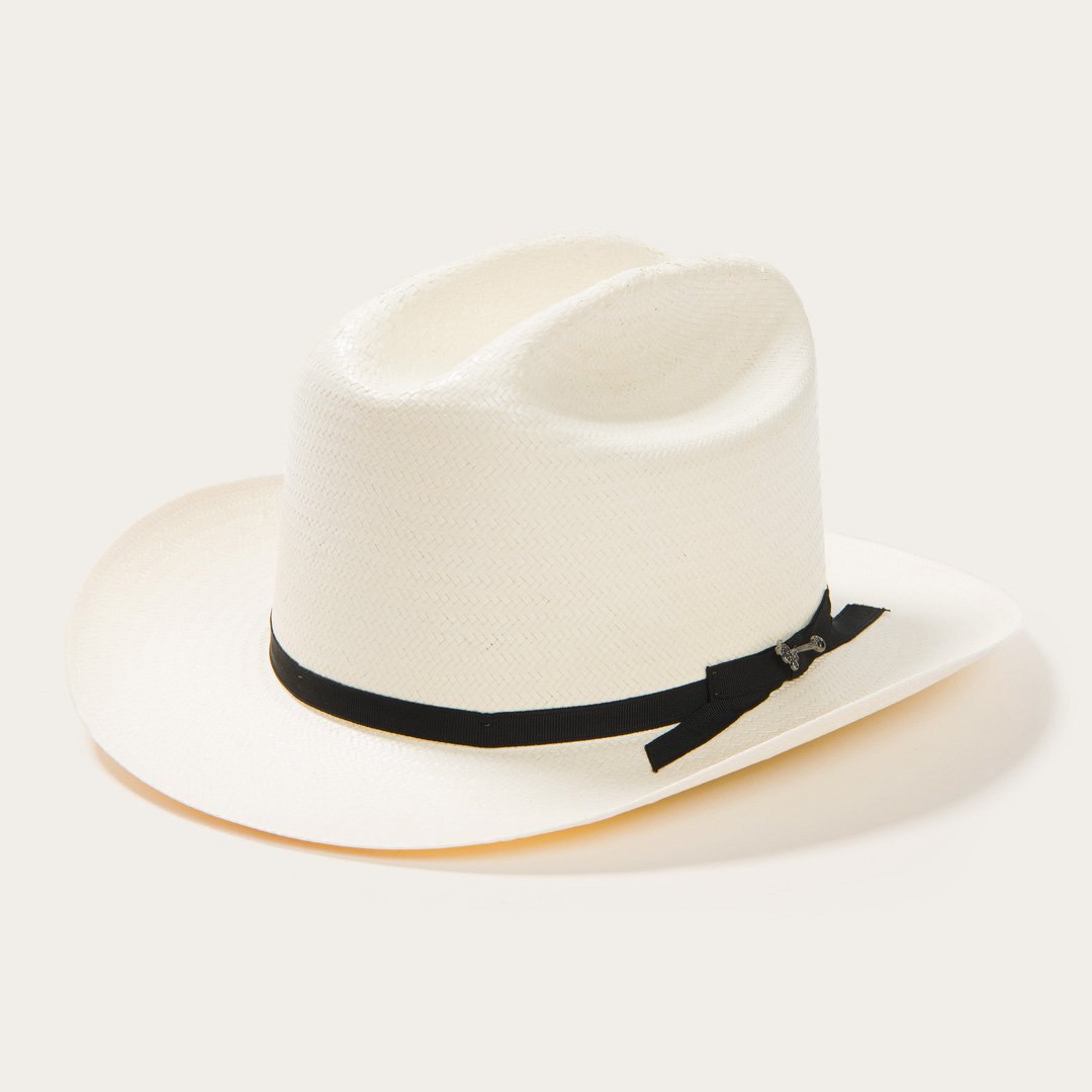 Open Road 6X Straw Cowboy Hat Natural | Men/Women Stetson Fedora
